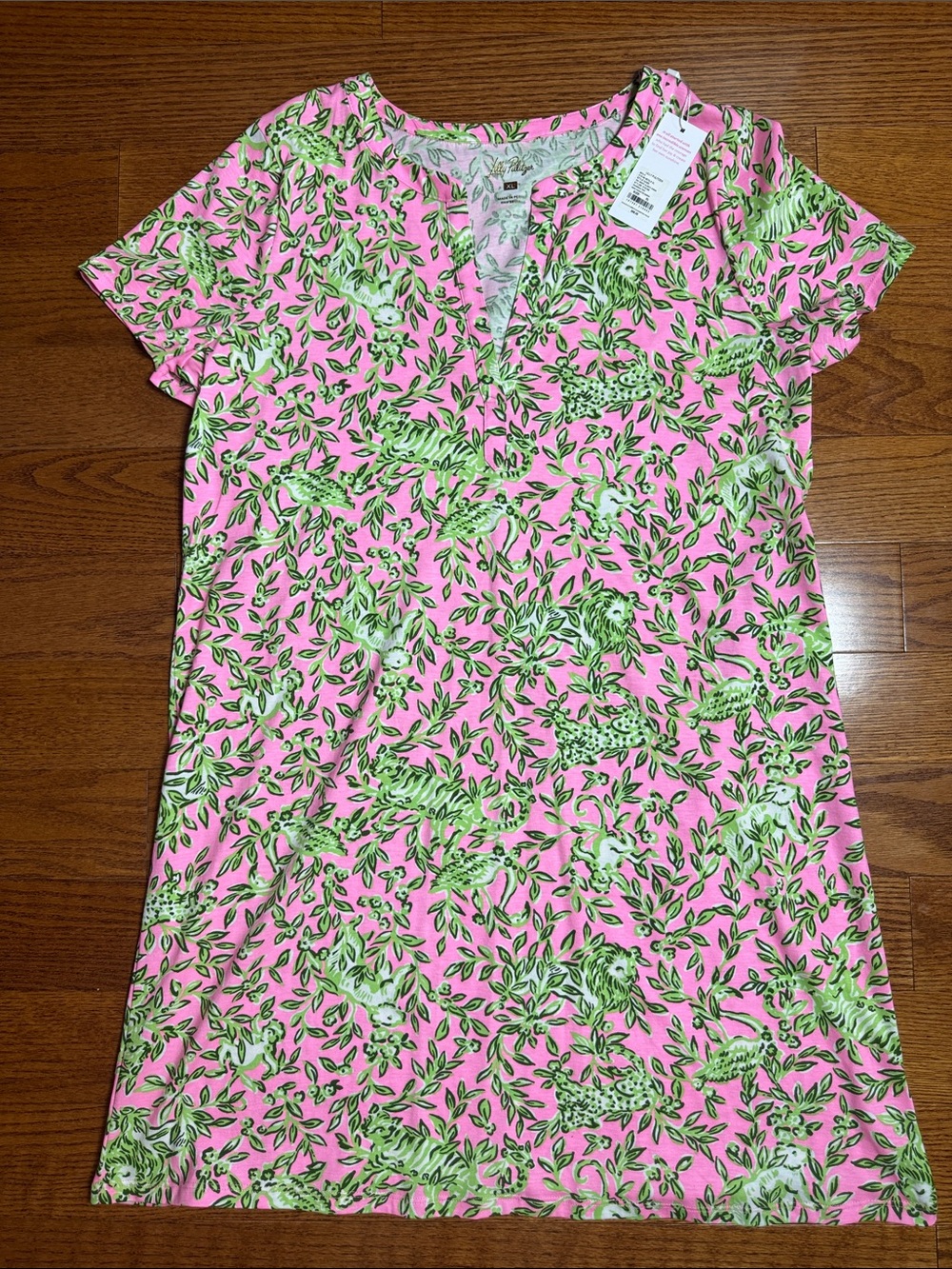 XL Lilly Pulitzer Dev Dress in Mane Character Energy NWT